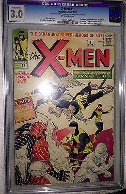 XMen  1 CGC 30 before Uncanny 1st appearance XMen Marvel Key  Low Price