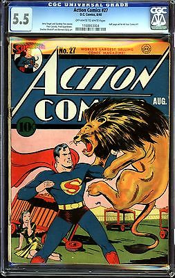 Action Comics 27 CGC 55