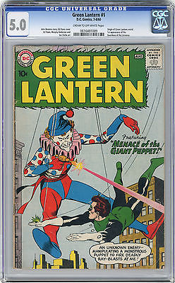 1960 Green Lantern 1 CGC 50 Origin Retold