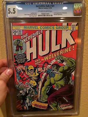 Hulk 181 CGC 55 1st Wolverine