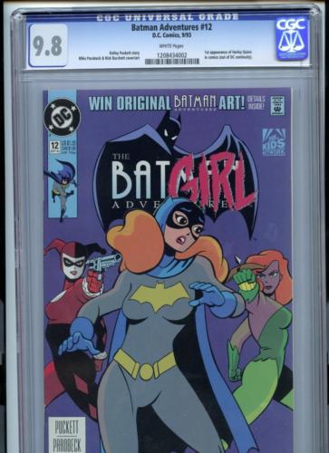 Batman Adventures 12 1993 DC CGC 98 White Pages 1st Harley Quinn 