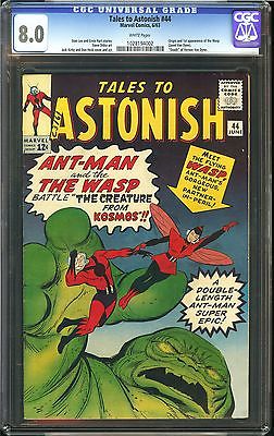 Tales to Astonish 44 CGC 80 VF W Marvel Comics Origin and 1st app the Wasp 