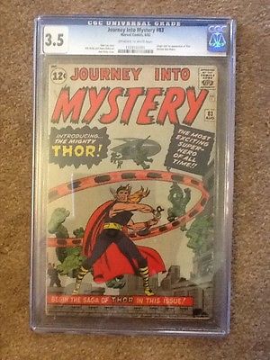 Journey into Mystery 83 Aug 1962 Marvel CGC 35