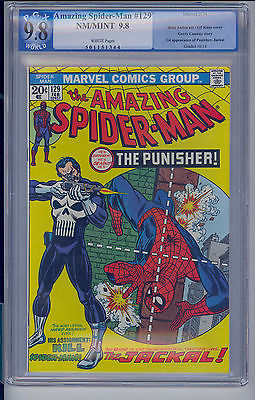 Amazing SpiderMan 129 PGX 98 NMMT 1st Punisher NOT CGC CBCS CHECKIT UT HULK