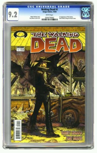 THE WALKING DEAD 1 1ST PRINT IMAGE CGC 92