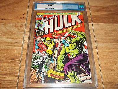 INCREDIBLE HULK 181 CGC 92 OFF WHITE TO WHITE PAGES