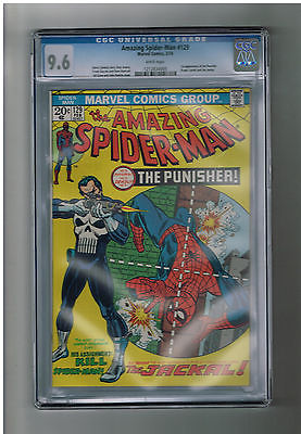 AMAZING SPIDERMAN 129 CGC Grade 96 First Punisher appearance