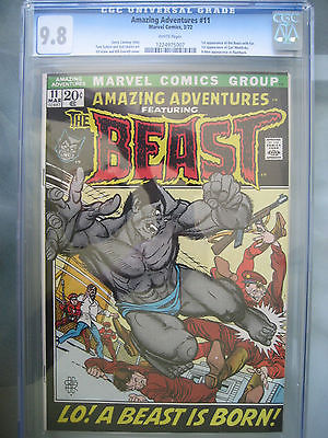 Amazing Adventures  11 CGC 98 White 1st Beast with fur XMen Appearance