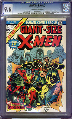 GiantSize XMen 1 CGC 96 NM Universal No Reserve