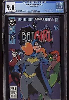 BATMAN ADVENTURES 12 DC 19931ST APPEARANCE OF HARLEY QUINNCGC 98 WHITE 
