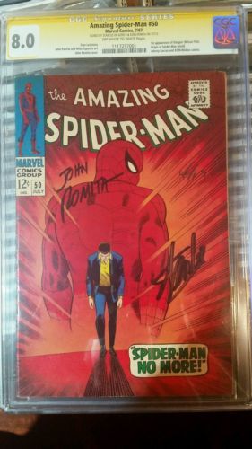 Amazing Spider Man 50 CGC 80 SS Stan Lee  Romita Sr 1st Kingpin Awesome cvr