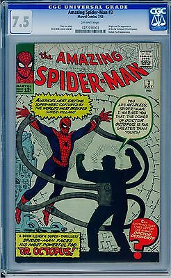 Amazing SpiderMan 3 75 CGC Silver Age Marvel 1st Appearance Doctor Octopus