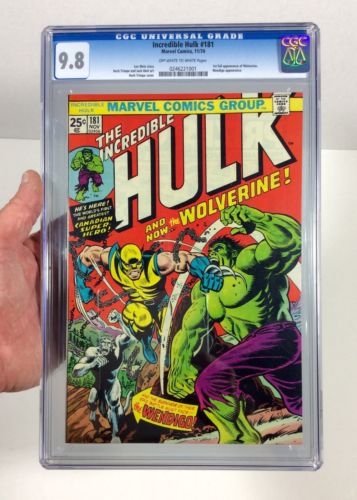 HULK 181 CGC 98 Mega KEY 1st Wolverine Universal Grade  Marvel Comics