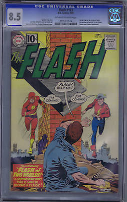 Flash 123 DC Pub 1961 CGC 85 VERY FINE 