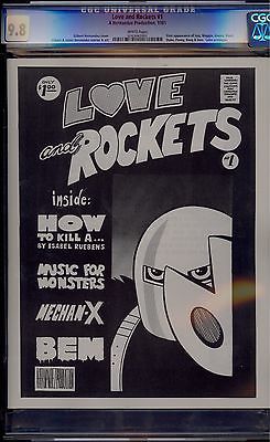 Love and Rockets 1 A Hernandez Production 1981 Jaime  Gilbert Hernandez CGC 98