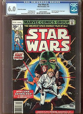 Star Wars 1 CGC 60 FN  Marvel 1977  35 Cent Price Variant VERY RARE  HOT