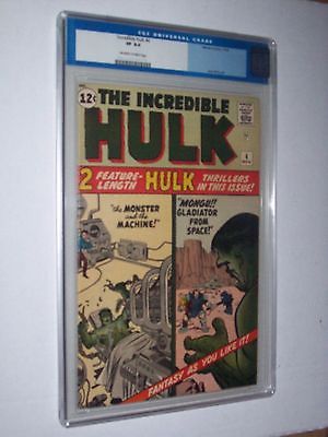 The Incredible Hulk  Issue4  Mongu  The Monster   Nov1962  CGC 80