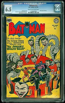 Batman 73  CGC Graded 65  CROW Pgs  Joker Cover  Tough in High Grade