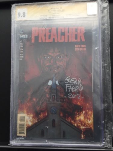 PREACHER 1 CGC 98 SS GARTH ENNISSTEVE DILLON AMC Show Coming Soon 1ST PRINT