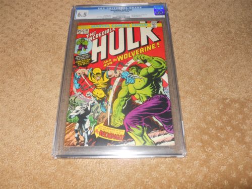 The Incredible Hulk 181 Nov 1974 CGC 65 Grade 1st Appearance Wolverine