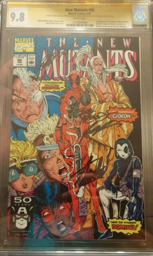 New Mutants 98 CGC SS 98 sig by Lee Liefeld Claremont  McLeod 1st Deadpool