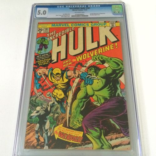 The Incredible Hulk 181 Nov 1974 Marvel CGC 50