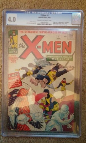 The XMen 1 Sep 1963 Marvel CGC 40 OW 1st APP OF THE XMEN cream  off wht