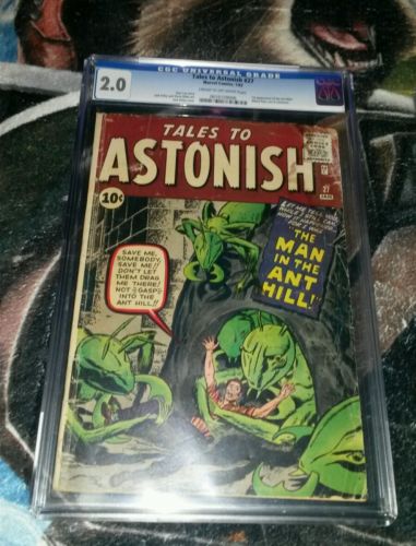 Tales to Astonish 27 Jan 1962 Marvel cgc 20