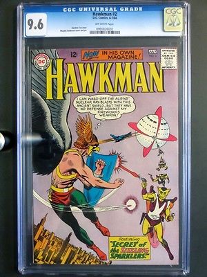 Hawkman 2 DC 1964 NEAR MINT CGC 96 NM 2nd HIGHEST GRADE on CGC Census