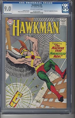 Hawkman  4     CGC Graded  90   Origin and 1st app of Zatanna     1964