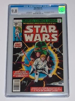 Star Wars 1Marvel Comics 1977First Print CGC 98 MintHighest Graded