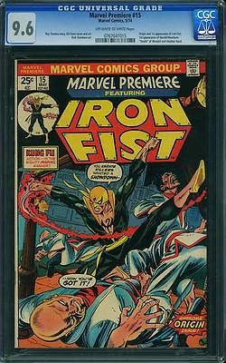 Marvel Premiere 15 CGC 96  1st Iron Fist  oww pages