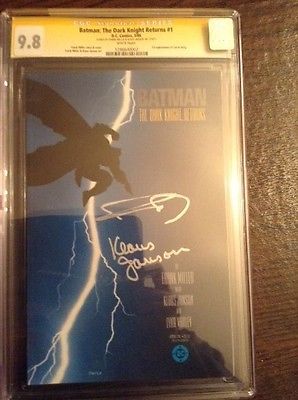 Batman The Dark Knight Returns 1 CGC SS 98 Signature Series Frank Miller Janson