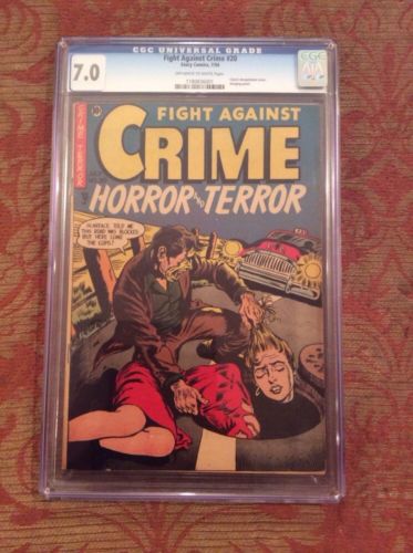 HOLY GRAIL ALERT FIGHT AGAINST CRIME 20 CGC FNVF 70 OWW PAGES