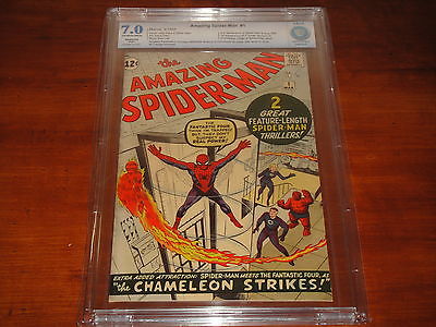 Amazing SpiderMan 1 CBCS 70 Like CGC Original 1963 Very Rare in High Grades