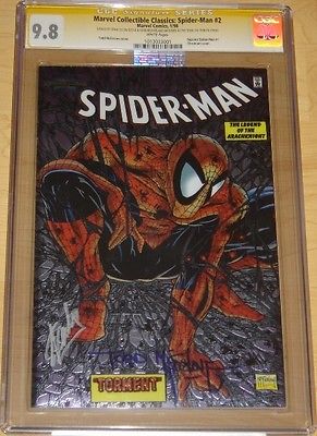 Spiderman 1 Chromium Stan Lee  McFarlane CGC SS 98 Las Vegas Tribute Event