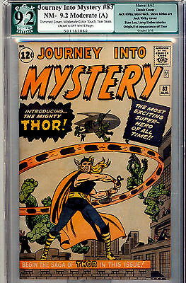 JOURNEY INTO MYSTERY 83 92 R PGX LIKE CGC 1ST THOR IRON MAN HULK AVENGERS