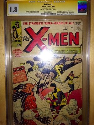 The XMen 1 Sep 1963 Marvel Signature series CGC 18 must have key PGX CBCS