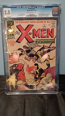 The XMEN 1 CGC 25 1963 MARVEL 1st MAGNETO CYCLOPS ICEMAN BEAST PROF X JEAN G