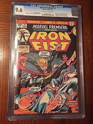 Marvel Premiere 15 CGC 96 OWW Pages 1st Iron Fist