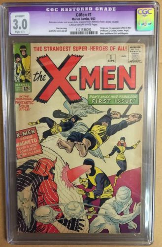 The XMen 1 CGC 30 Sep 1963 Marvel