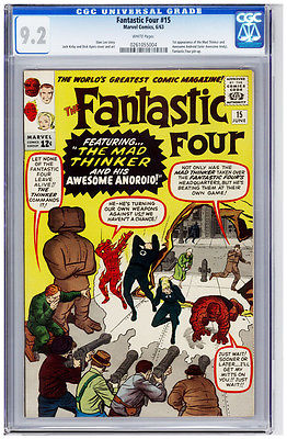 Fantastic Four 15 CGC 92  White pages Looks like a 96 