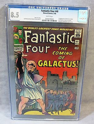 FANTASTIC FOUR 48 1st Silver Surfer  Galactus CGC 85 VF Marvel Comics 1966