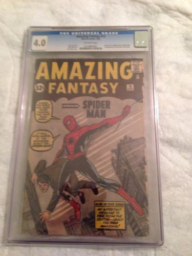 Amazing Fantasy 15 CGC 40 OffWhite Pages  First SpiderMan