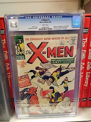 Xmen 1 CGC 45 White Pages  