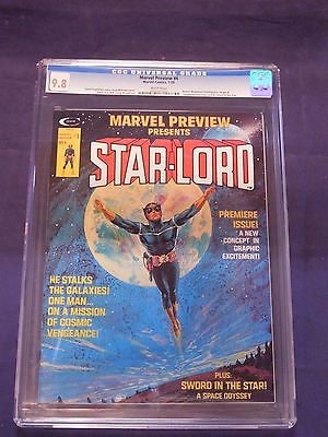 Marvel Preview 4 1976 CGC 98 NMM StarLord 1st Appearance Origin WHITE Pages