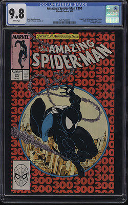 Amazing SpiderMan 300 CGC 98 White Pages Origin 1st Venom Eddie Brock