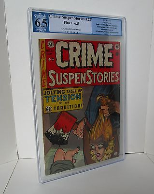 Crime SuspenStories 22 AprMay 1954 EC PGX Graded 65 like CGC