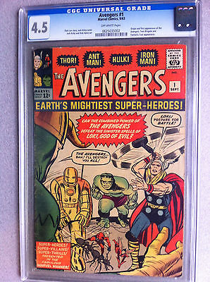 Avengers  1 1963 CGC 45 offwhite pages