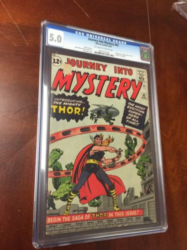 Journey Into Mystery 83 Cgc 50 Off White To White Pages Looks 60